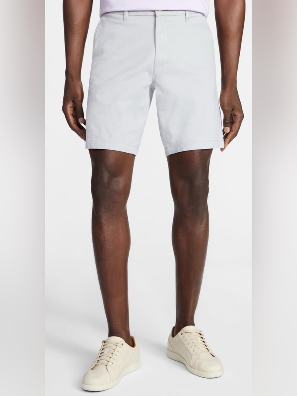 George Men’s Modern Fit Flat Front New Concrete Shorts Size 44 9” Inseam New